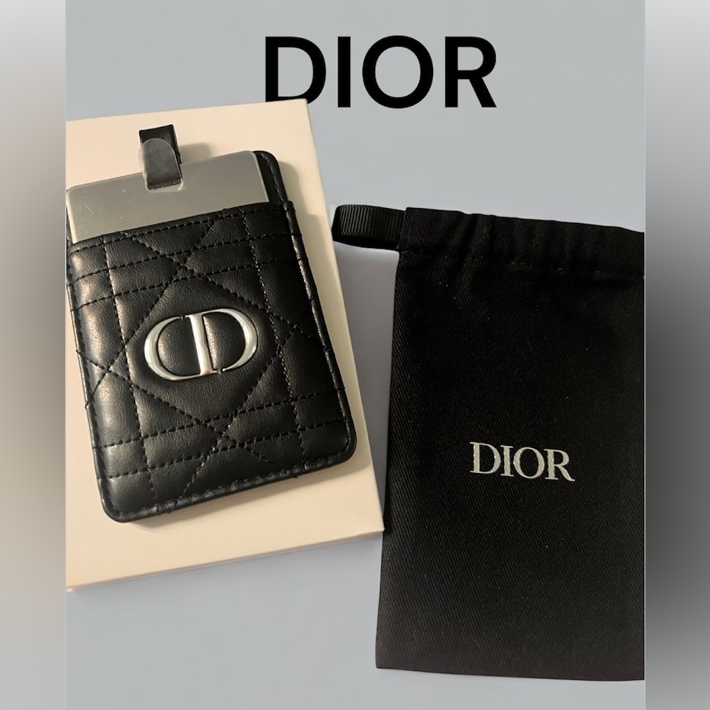 Dior Phone Mirror & Dust Bag/ Card Holder
